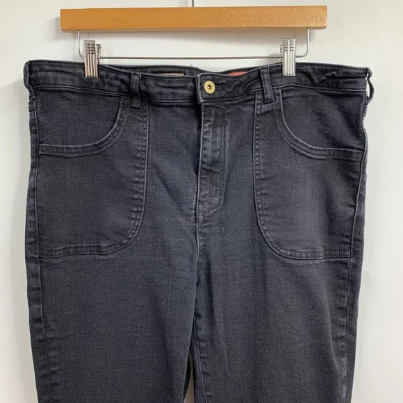 Anthropologie Pilcro Women's The Icon Mid-Rise Stretch Flare Jeans Size 34 - Picture 4 of 15